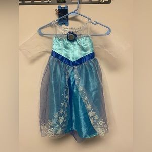 Elsa Costume Dress Little Girls Size 4-6x